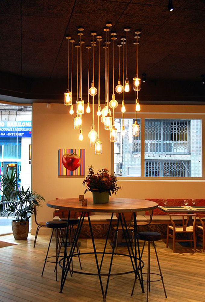 BodhiGreen, un restaurant végétarien dans le centre d'Alicante, par MisterWils, architecture d'intérieur, furniture for free souls