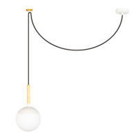 LAMPE PLAFONNIER MINE de style scandinave | Trouvez-la chez MisterWils. Plus de 4000m² d'exposition. 2