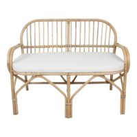 BANC EN ROTIN ALLEGRO style scandinave tropical | Trouvez-la chez MisterWils. Plus de 4000m² d'exposition. 1