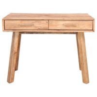 CONSOLE EN BOIS KEVIN avec deux tiroirs | Trouvez-la chez MisterWils. Plus de 4000m² d'exposition. 1