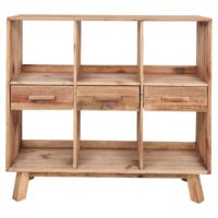ÉTAGÈRE EN BOIS KARLO en pin recyclé | Trouvez-la chez MisterWils. Plus de 4000m² d'exposition. 1