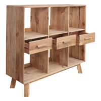 ÉTAGÈRE EN BOIS KARLO en pin recyclé | Trouvez-la chez MisterWils. Plus de 4000m² d'exposition. 2