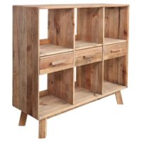 ÉTAGÈRE EN BOIS KARLO en pin recyclé | Trouvez-la chez MisterWils. Plus de 4000m² d'exposition. 3