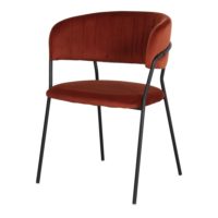 CHAISE TAPISSÉE DAMES style Mid Century | Trouvez-la chez MisterWils. Plus de 4000m² d'exposition. 1