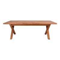 TRESTEL Table en bois de pin recyclé massif de style vintage. Trouvez-la chez Mister Wils. Plus de 4000m² d'exposition. Buffets, étagères, luminaires, tables, chaises, canapés et banquettes, tabourets, ventilateurs, plantes artificielles...