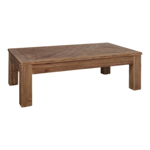 TABLE BASSE KATIN en bois de pin recyclé | Trouvez-la chez MisterWils. Plus de 4000m² d'exposition. 2