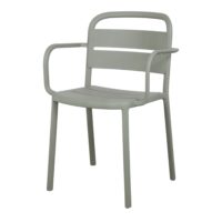 COMO ARMCHAIR Chaise empilable pour un usage intérieur ou extérieur. Structure et assise en polypropylène. Protection anti-UV.