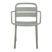 COMO ARMCHAIR Chaise empilable pour un usage intérieur ou extérieur. Structure et assise en polypropylène. Protection anti-UV.