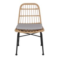 CHAISE EN ROTIN SYNTHÉTIQUE BRASSY style Scandinave | Trouvez-la chez MisterWils. Plus de 4000m² d'exposition. 2