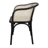 CHAISE EN BOIS TRENDY avec assise en fibres naturelles | Trouvez-la chez MisterWils. Plus de 4000m² d'exposition 3