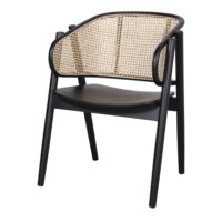 CHAISE EN BOIS ET ROTIN YUMAK style Scandinave | Trouvez-la chez MisterWils. Plus de 4000m² d'exposition. 4