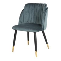 CHAISE TAPISSÉE LUGGER de style contemporain | Trouvez-la chez MisterWils. Plus de 4000m² d'exposition. 4