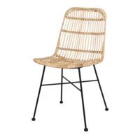 CHAISE EN ROTIN MARESCA de style Scandinave. Trouvez-le chez Mister Wils. Plus de 4000m² d'exposition.1