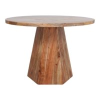 TABLE DE SALLE À MANGER EN BOIS SASKIA style Japandi | Trouvez-la chez MisterWils. Plus de 4000m² d'exposition. 1