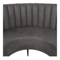 BANQUETTE COURBE TAPISSÉE MELVIS style MidCentury | Trouvez-la chez MisterWils. Plus de 4000m² d'exposition. 9