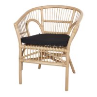 CHAISE EN ROTIN KELEK style Bistrot en rotin | Trouvez-la chez MisterWils. Plus de 4000m² d'exposition. 1