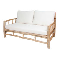 BANC EN BOIS AVEC COUSSINS PANIOL style rustique | Trouvez-la chez MisterWils. Plus de 4000m² d'exposition. 3