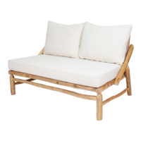 BANC EN BOIS AVEC COUSSINS THAOLY style rustique | Trouvez-la chez MisterWils. Plus de 4000m² d'exposition. 1