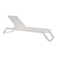 CHAISE LONGUE empilable en aluminium laqué | Trouvez-la chez MisterWils. Plus de 4000m² d'exposition. 3
