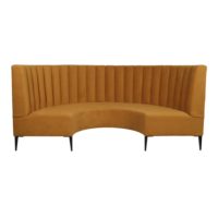 BANQUETTE COURBE TAPISSÉE MELVIS style MidCentury | Trouvez-la chez MisterWils. Plus de 4000m² d'exposition. 6