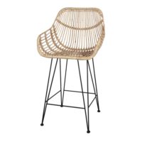 TABOURET DE CUISINE ALVINIA MINI en rotin naturel | Trouvez-la chez MisterWils. Plus de 4000m² d'exposition. 1