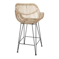 TABOURET DE CUISINE ALVINIA MINI en rotin naturel | Trouvez-la chez MisterWils. Plus de 4000m² d'exposition. 4