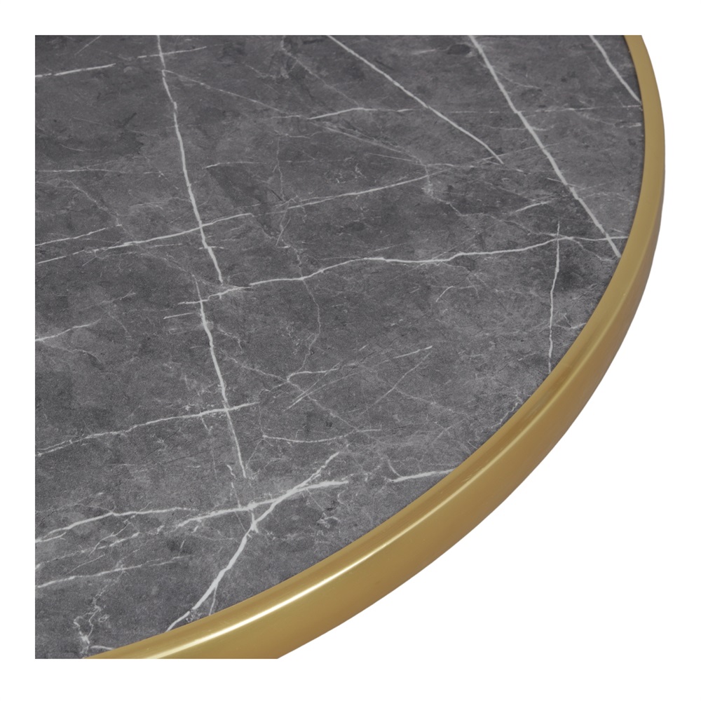 TAPA LORNA GRAFITO de contraplacado estratificado con acabado calacatta. redonda 3