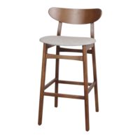 TABOURET HAUT EN BOIS HOLLAND style contemporain | Trouvez-la chez MisterWils. Plus de 4000m² d'exposition. 5