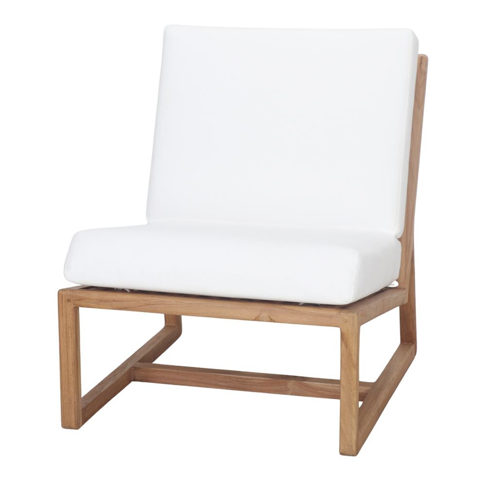 BANCO DE MADERA CON COJINES SUNET estilo Mediterráneo. 1