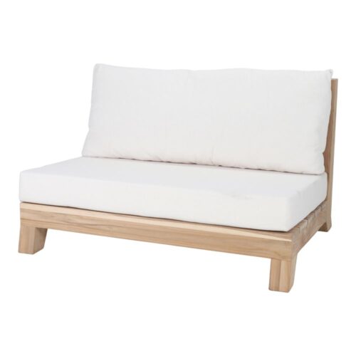 BANCO DE MADERA CON COJINES BAGUS estilo rústico. 5