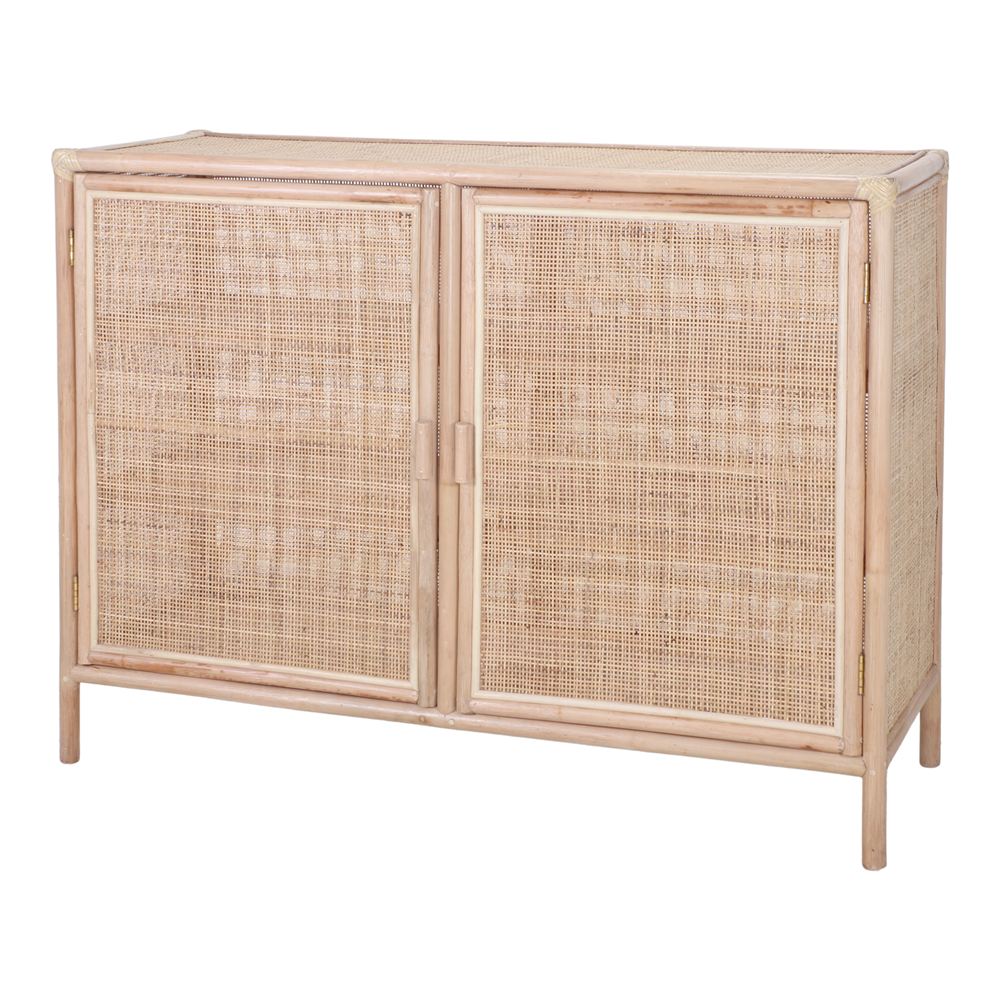 APARADOR DE RATÁN BASTIAN estilo Japandi 2