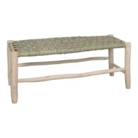 BANC EN BOIS ET EN FIBRES NATURELLES BERGUINA | Trouvez-la chez MisterWils. Plus de 4000m² d'exposition. 2