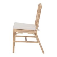 CHAISE EN ROTIN NATUREL VARESE, style Méditerranéen | Trouvez-la chez MisterWils. Plus de 4000m² d'exposition. 3