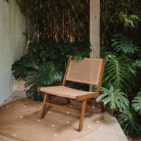 FAUTEUIL EN MÉTAL ET EN ROTIN TALISSA Style scandinave. Trouvez-le chez MisterWils. Plus de 4000m² 3