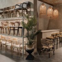 TABLE D'APPOINT POUR LAMPE DANITY style rustique