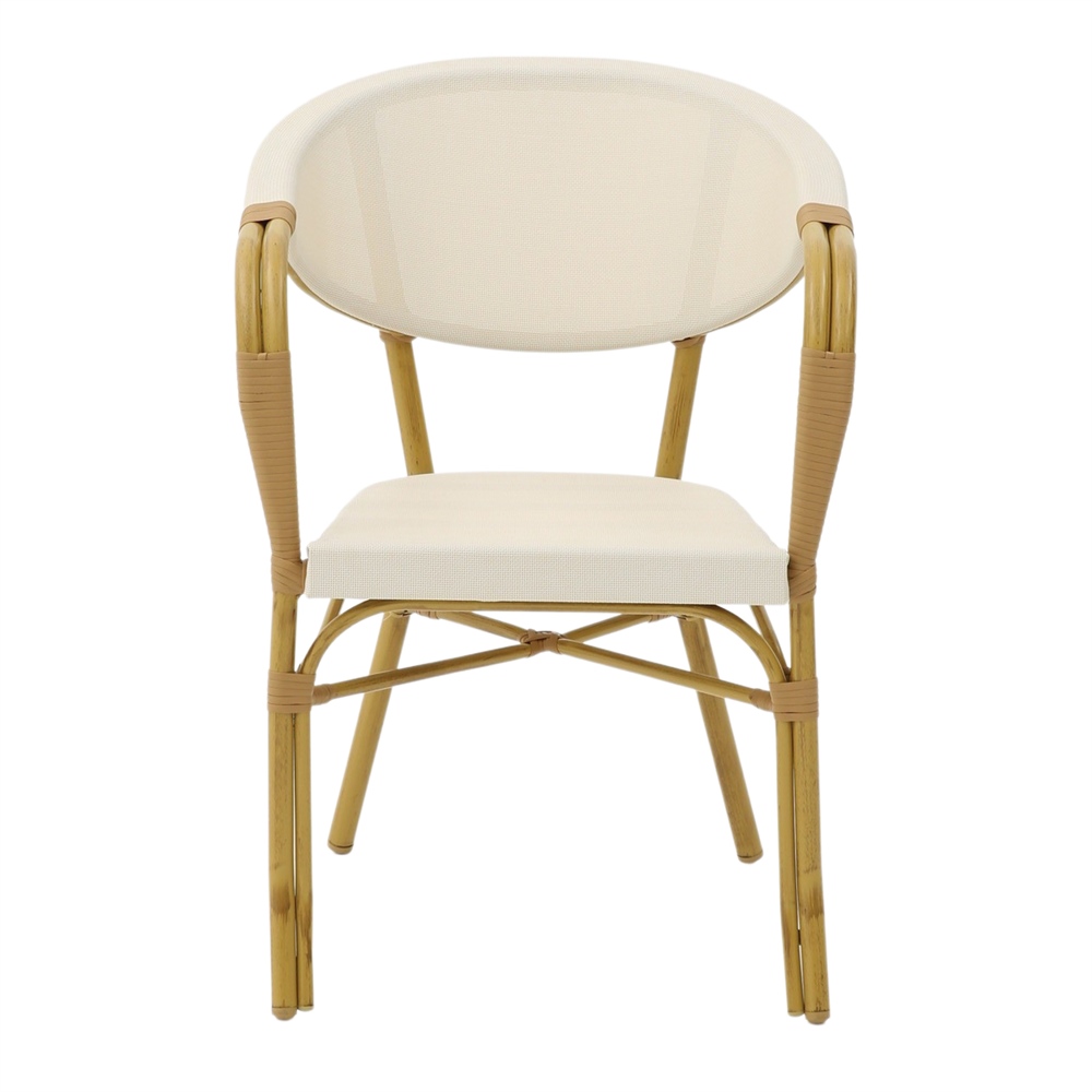 SILLA DE EXTERIOR NIZA frontal