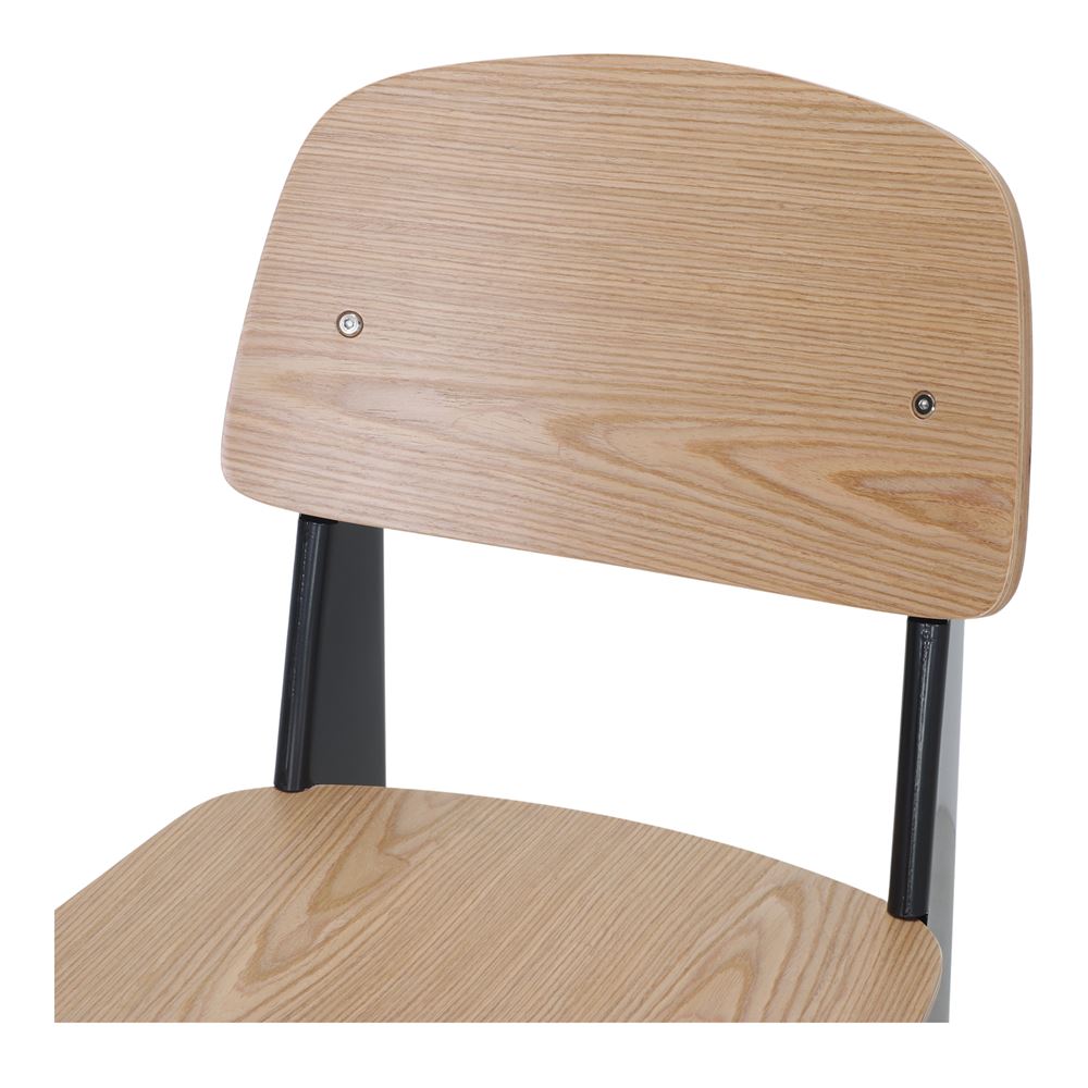 SILLA DE MADERA BENDO NEGRA réplica Standard Chair. 5