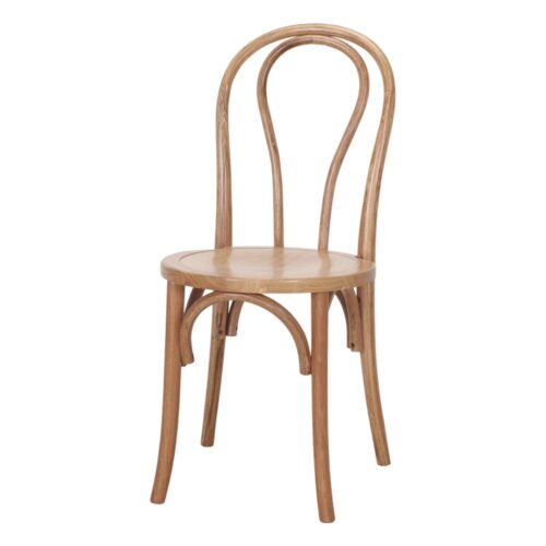 SILLA DE MADERA CURVES ROBLE estilo Bistró. 1