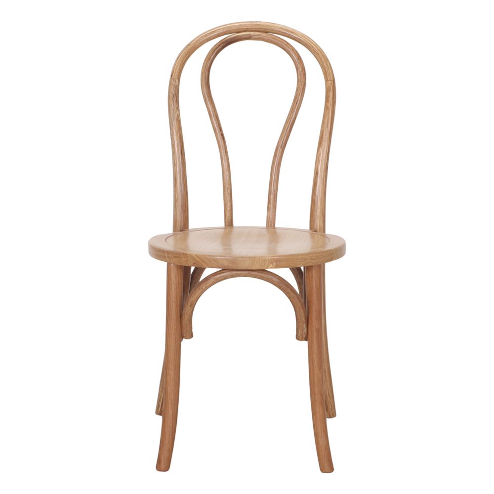 SILLA DE MADERA CURVES ROBLE estilo Bistró. 2