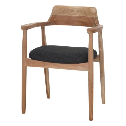 SILLA DE MADERA DERBY estilo Nórdico negra 1