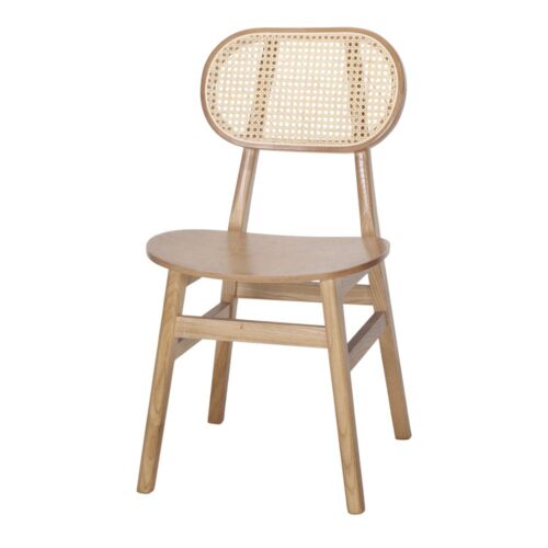 SILLA DE MADERA NATALIE de estilo Bistró roble 1