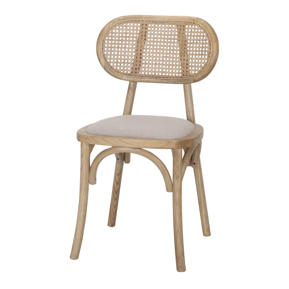 SILLA DE MADERA SENDAI ANTIQUE de estilo vintage-bistró 1