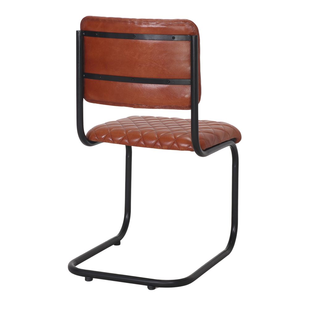 SILLA DE PIEL LUNA, de estilo industrial 4