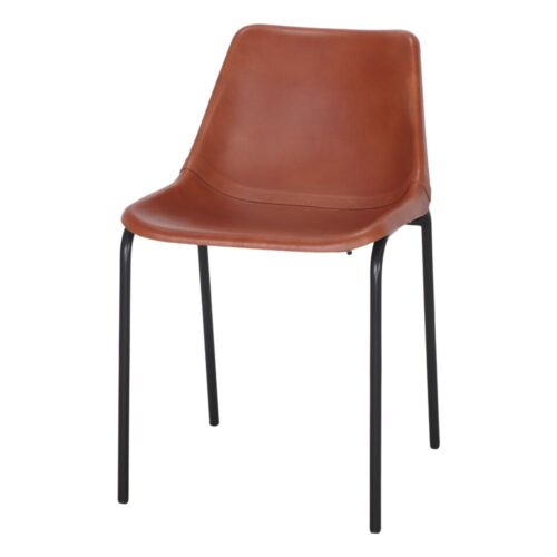 SILLA DE PIEL MALI estilo industrial 1