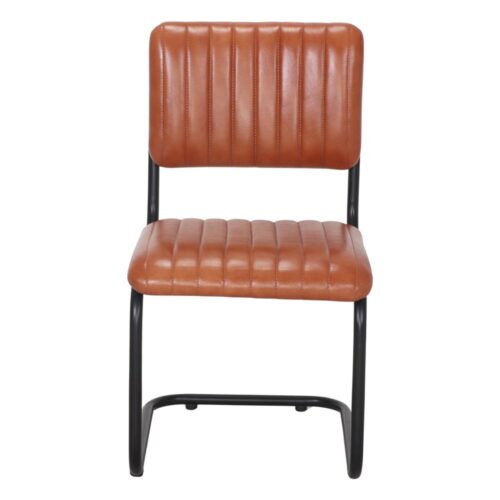 SILLA DE PIEL MOXIES , de estilo Mid Century 2