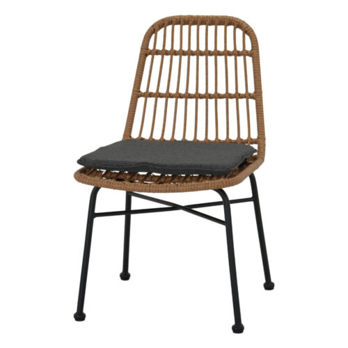 CHAISE EN ROTIN SYNTHÉTIQUE BRASSY CONFORT style Nordique