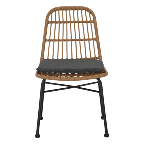 CHAISE EN ROTIN SYNTHÉTIQUE BRASSY CONFORT style Nordique
