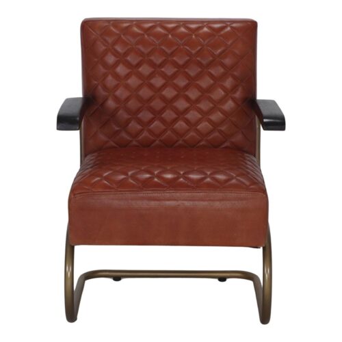 SILLÓN DE PIEL GALÁPAGOS de estilo Vintage 2