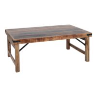 TABLE BASSE PLIANTE COFFEE style vintage/industriel | Trouvez-la chez Mister Wils. Plus de 4000m² d'exposition. 2
