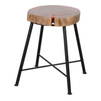 TABOURET BAS EN BOIS ET EN MÉTAL SHADE | Trouvez-la chez MisterWils. Plus de 4000m² d'exposition. 2